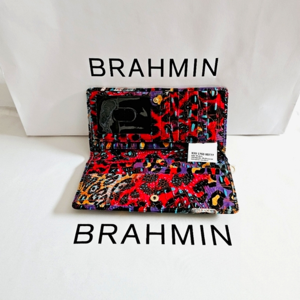 NWT Brahmin Stampede Melbourne Ady Wallet - Picture 7 of 15